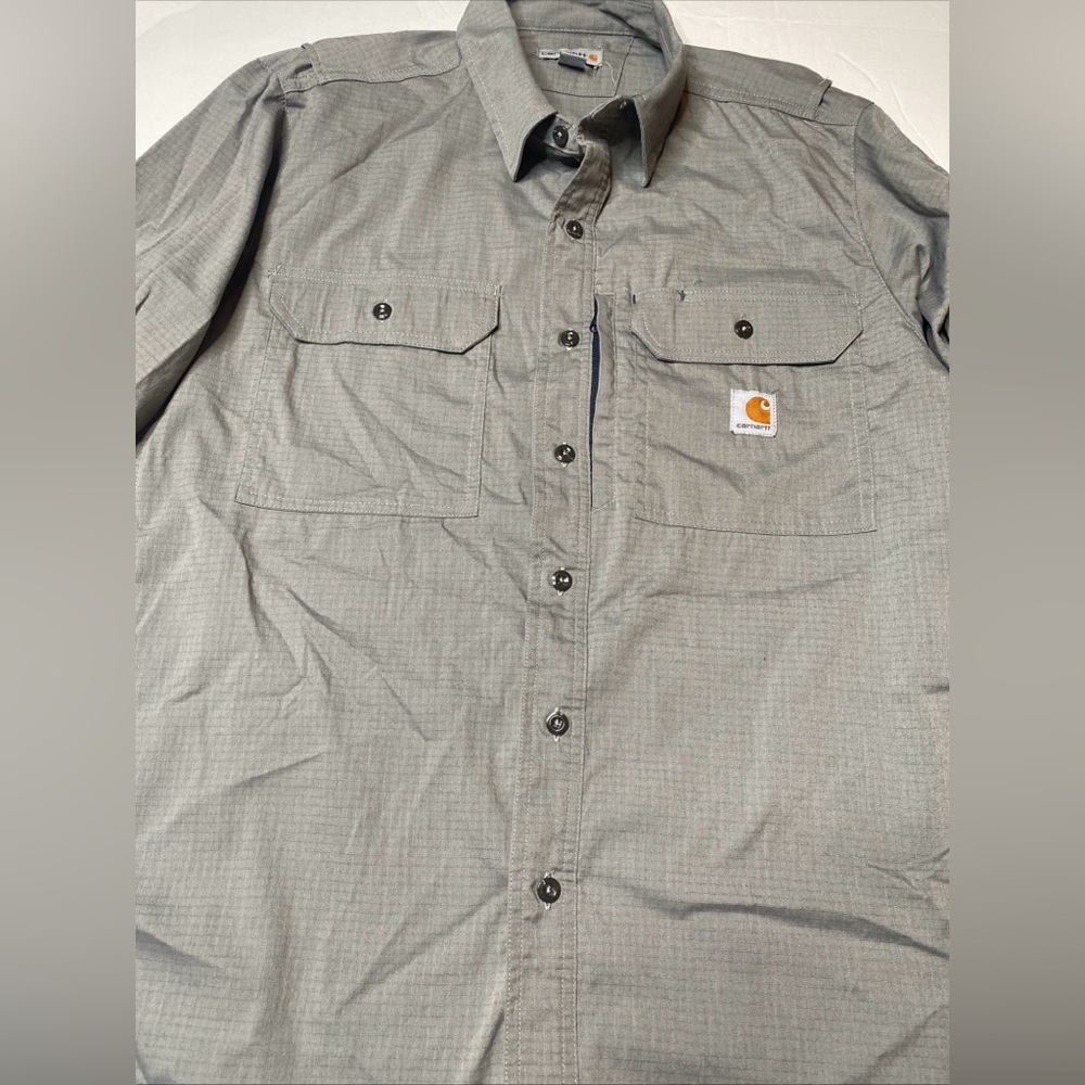 Carhartt Gray Casual Button Down Shirt